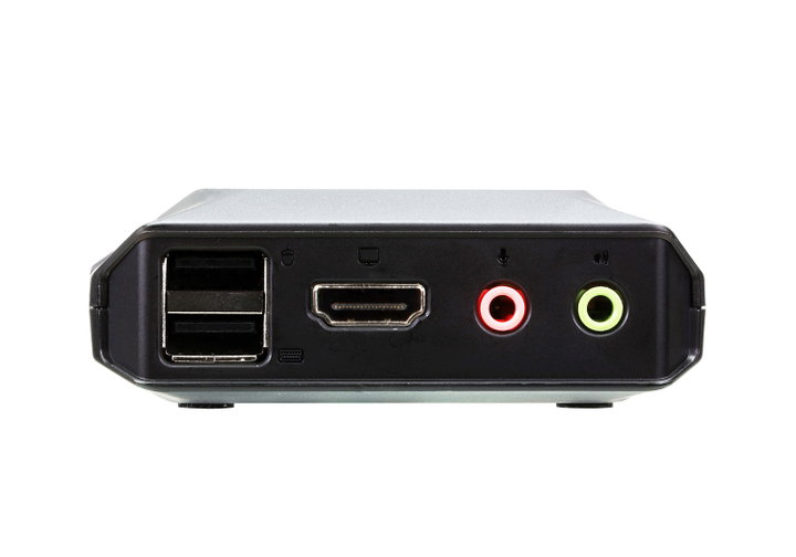 Switch KVM USB 4K HDMI a 2 porte con Selettore Porta Remota - ATEN IDATA CS-22H