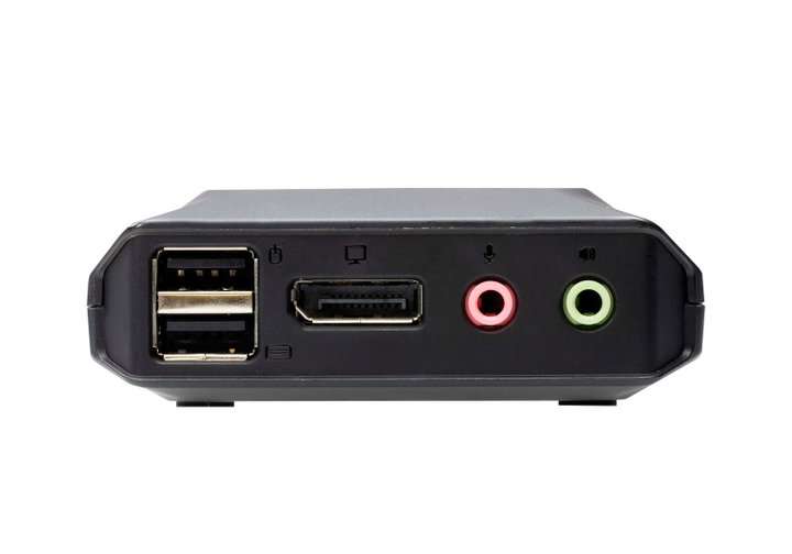 Switch KVM Cablato Ibrido DisplayPort USB-C a 2 porte - Aten IDATA CS-52DP