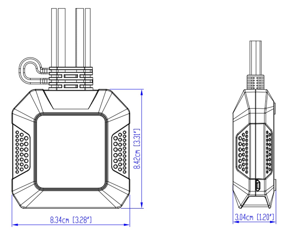 KVM Cable Hybrid DisplayPort 2 USB port - Aten IDATA CS- 52 DP