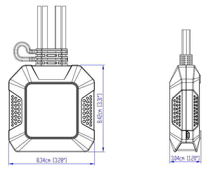 Switch KVM Cablato Ibrido DisplayPort USB-C a 2 porte - Aten IDATA CS-52DP