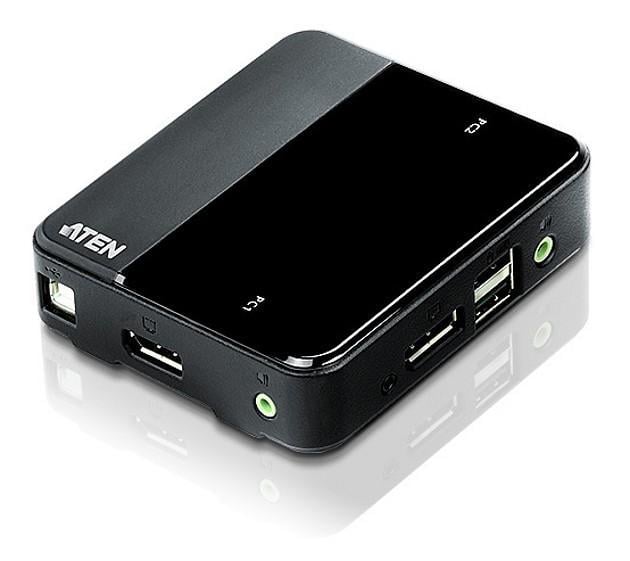 Switch KVM DisplayPort USB 2 ports 4 K UHD - Aten IDATA CS- 782 DP