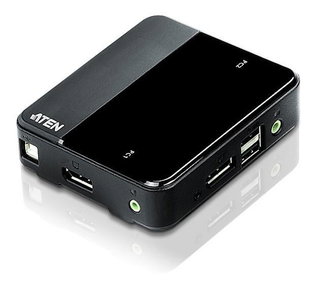 Switch KVM DisplayPort USB 2 ports 4 K UHD - Aten IDATA CS- 782 DP