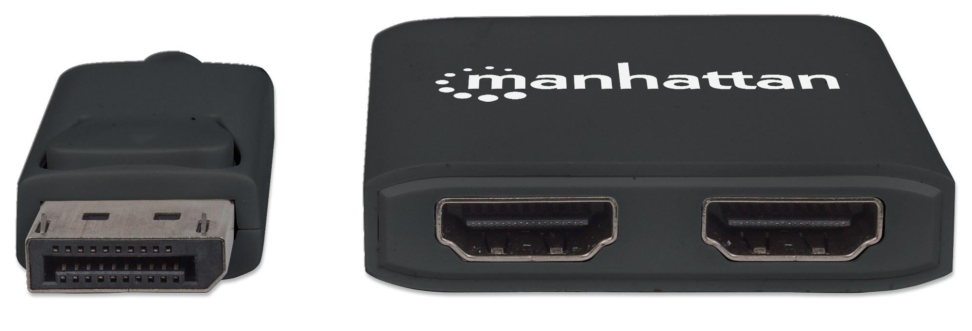 Splitter Hub DisplayPort a 2 porte HDMI con MST - Manhattan IDATA DP-HDMI2M