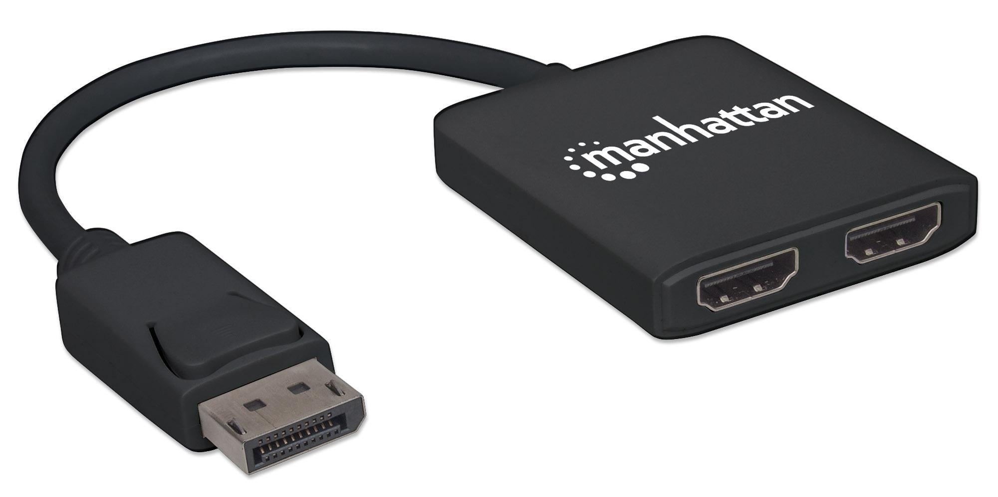 Splitter Hub DisplayPort a 2 porte HDMI con MST - Manhattan IDATA DP-HDMI2M