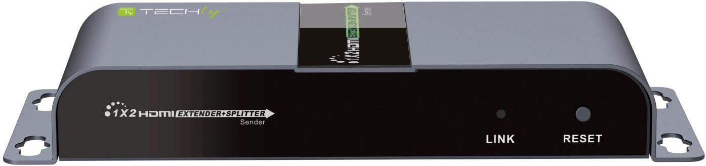 Extender Splitter HDMI 1x2 con IR su Cavo Cat6 fino a 40m - Techly IDATA EX-HL21TY