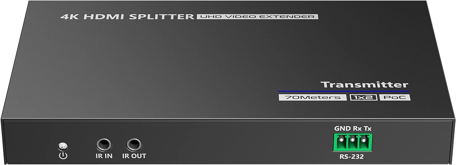 Extender Splitter HDMI 2 vie su Cavo di Rete 70m PoC - Techly IDATA EX-HL21TYP