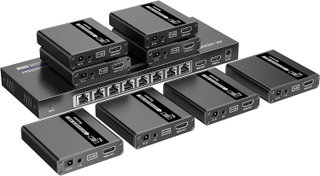 Extender Splitter HDMI 8 routes on Network Cable 70 m PoC - Techly IDATA EX-HL 81 TYP