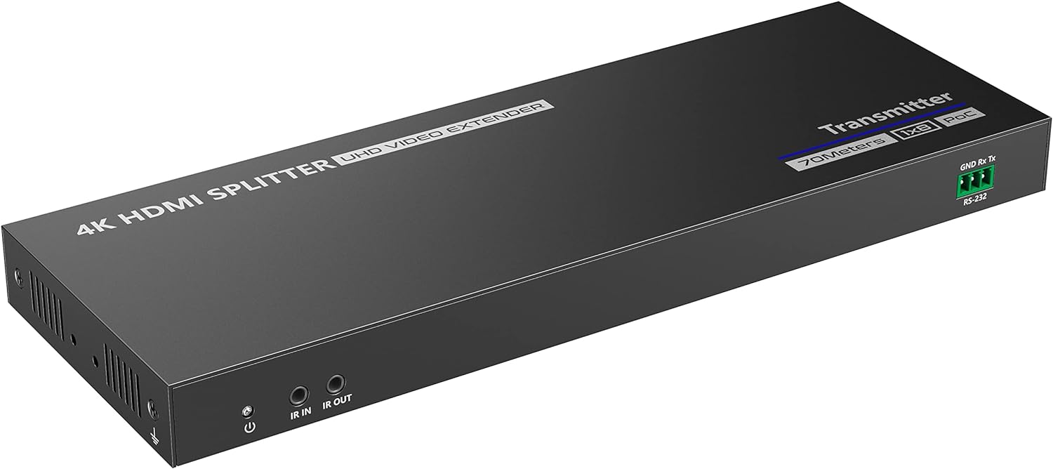 Extender Splitter HDMI 8 vie su Cavo di Rete 70m PoC - Techly IDATA EX-HL81TYP