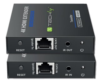 Extender HDMI 4K@60Hz 18Gbps HDR10 su Cat6/6A/7 70m - Techly IDATA EXT-565