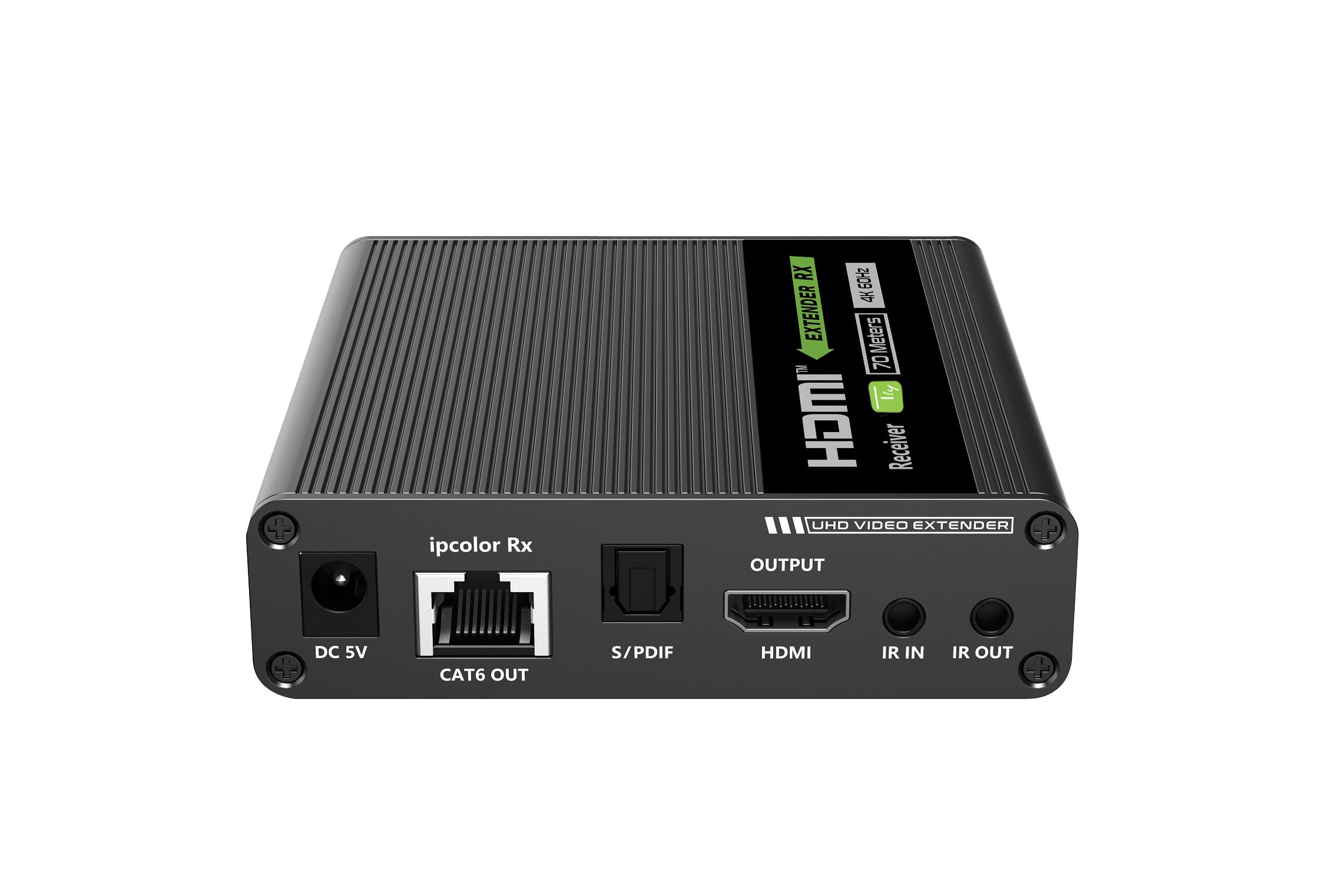 Ricevitore Extender HDMI 4K fino a 70m su Cavo Cat6/6A/7 - Techly IDATA EXT-676R