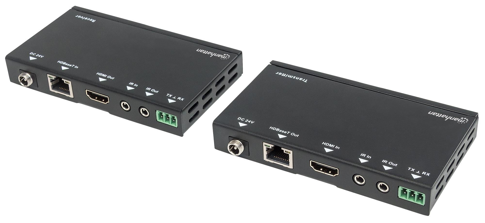 Amplificatore HDMI HDBaseT Tramite Kit di Espansione Ethernet - Manhattan IDATA EXT-E38M