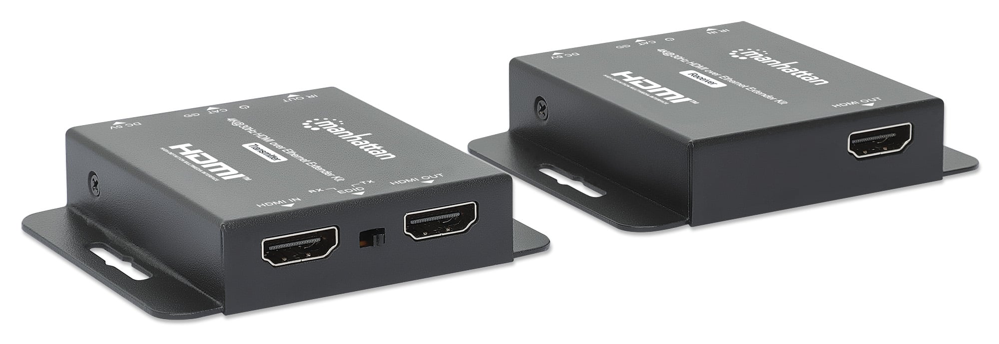 Kit Extender HDMI Over Ethernet 4K@30Hz - Manhattan IDATA EXT-E404KM