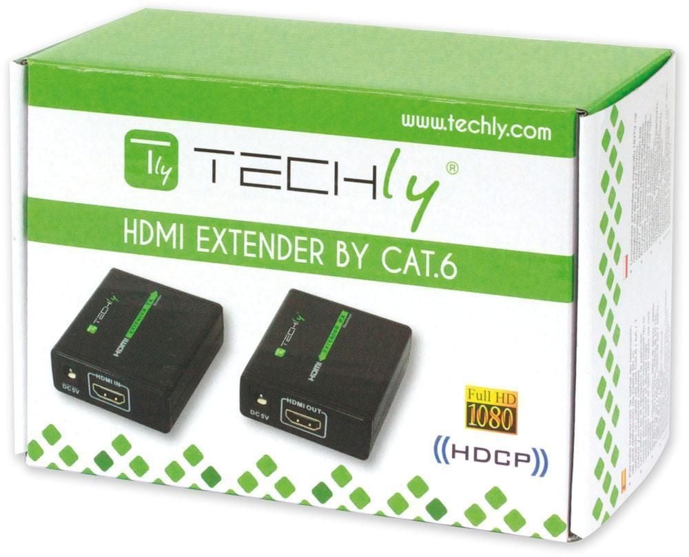 Extender HDMI™ Full HD 3D su cavo Cat5E/6/6A/7 fino 60m - Techly IDATA EXT-E70