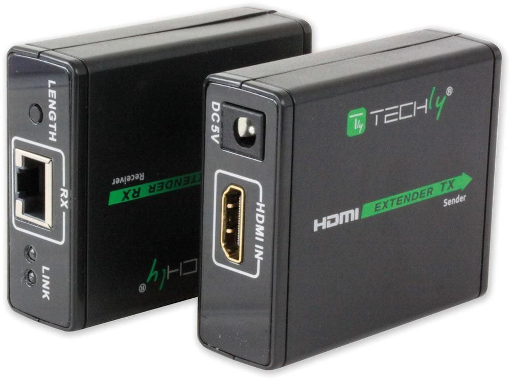 Extender HDMI™ Full HD 3D su cavo Cat5E/6/6A/7 fino 60m - Techly IDATA EXT-E70
