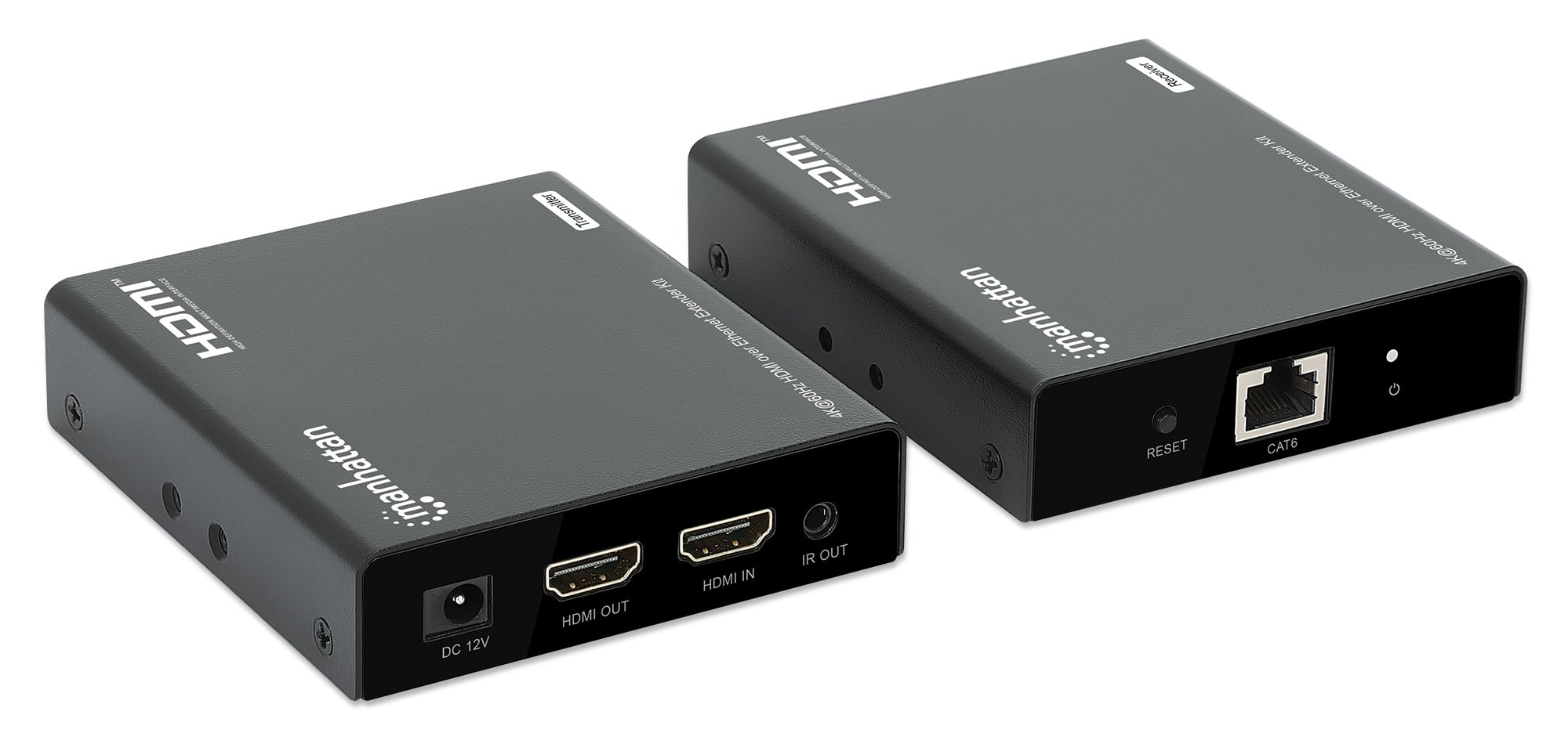 Kit Extender HDMI Over Ethernet 4K@60Hz - Manhattan IDATA EXT-E704K60