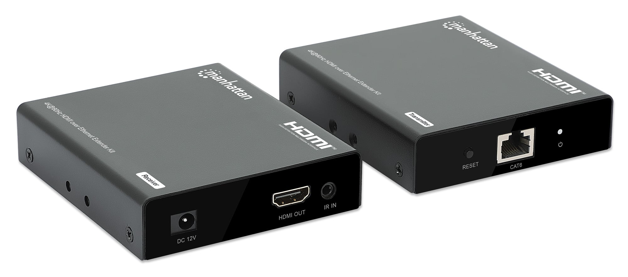 Kit Extender HDMI Over Ethernet 4K@60Hz - Manhattan IDATA EXT-E704K60
