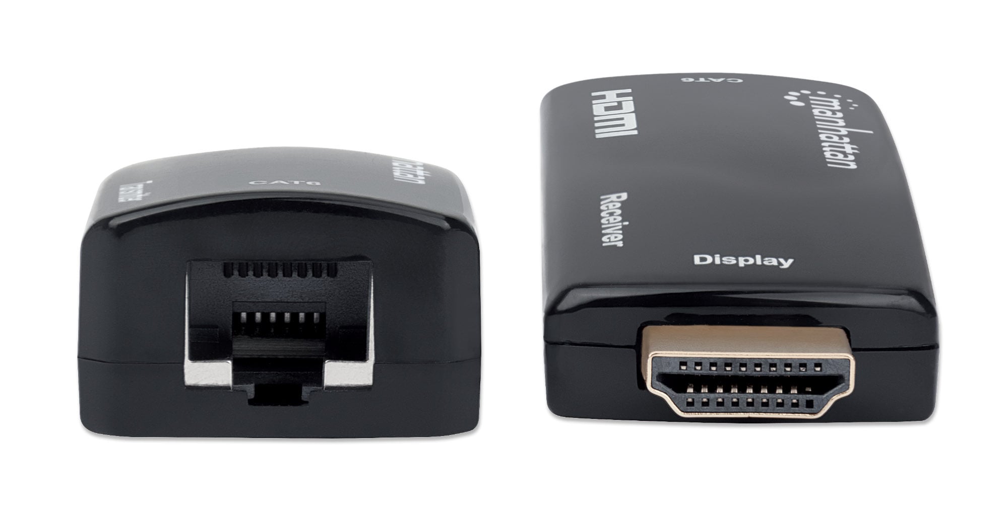 Extender HDMI Over Ethernet 1080p Compatto Nero - Manhattan IDATA EXT-E70SMH