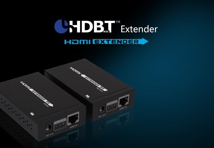 Amplificatore Extender HDbaseT 4K fino a 100m - Techly IDATA EXT-E90