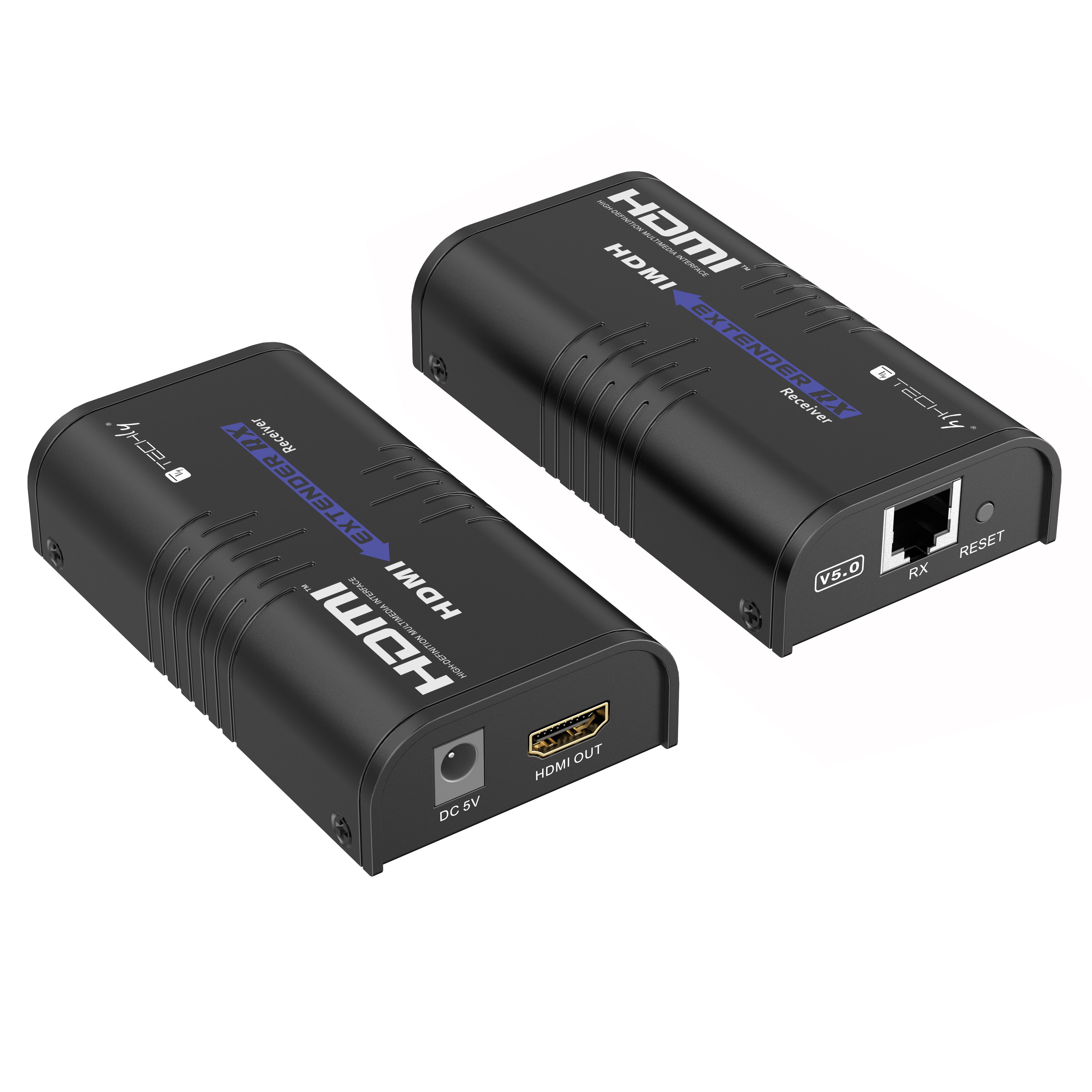 Additional Receiver for Extender HDMI Over IP Cat 6 1080 p@ 60 Hz - Techly IDATA EXTIP- 373 RA 5
