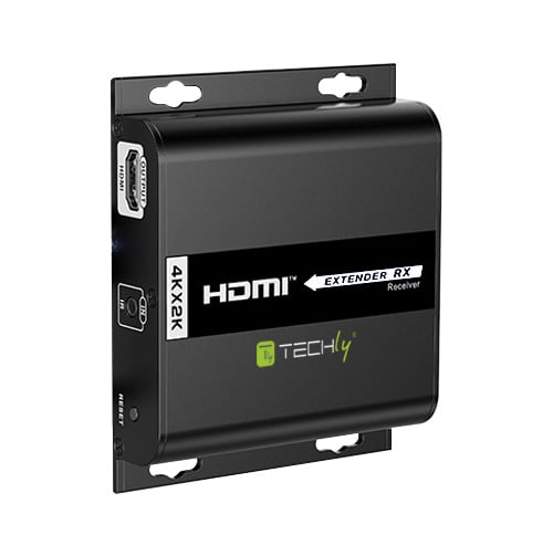 Ricevitore Aggiuntivo per Extender HDMI over IP con PoE IR 4K UHD su Cavo Cat6 fino a 120m - Techly IDATA EXTIP-3834KP6R