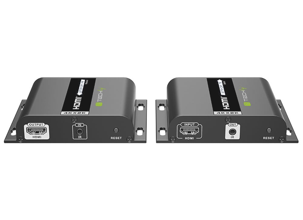 Ricevitore Aggiuntivo per Extender HDMI over IP con PoE IR 4K UHD su Cavo Cat6 fino a 120m - Techly IDATA EXTIP-3834KP6R