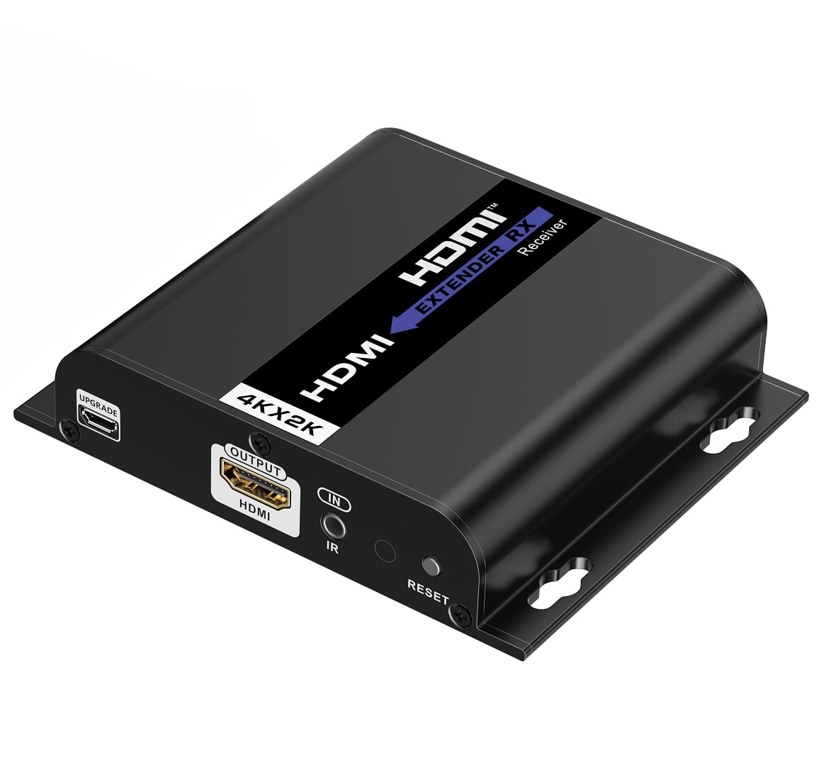 Additional Receiver for Extender HDMI over IP with PoE IR 4 K UHD on Cat cable 6 up to 120 m - Techly IDATA EXTIP- 3834 KP 7 R
