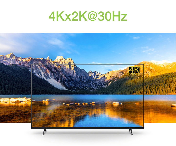 Extender HDMI Over IP 4K@30Hz su Cavo Cat6 fino a 120m - Techly IDATA EXTIP-3834KV5