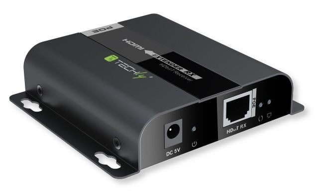Ricevitore Aggiuntivo Extender HDMI HDBitT PoE IR Cavo Cat5e/6 120m - Techly IDATA EXTIP-383POER