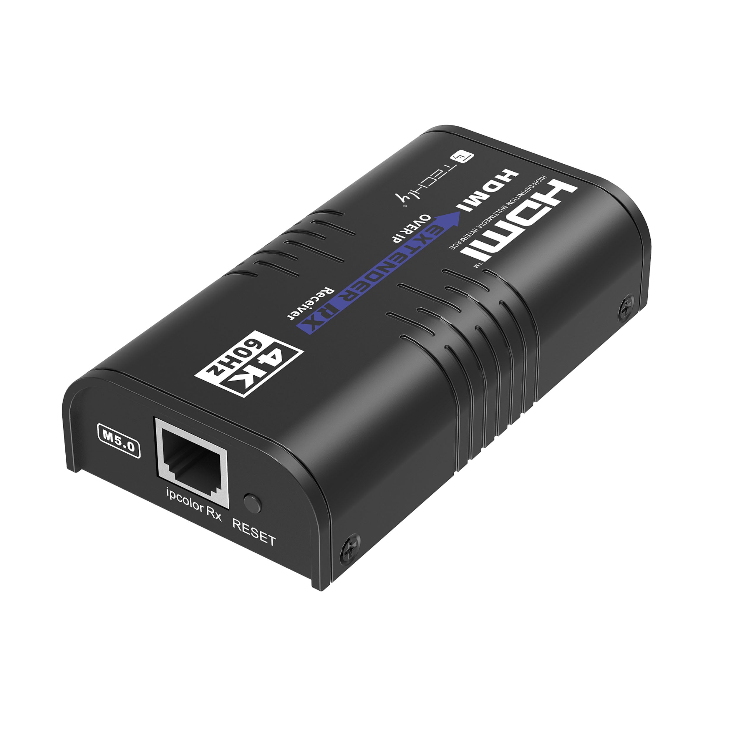 Ricevitore HDMI over IP 4K@60Hz Cavo Cat6/6A/7 Fino a 120m - Techly IDATA EXTIP-473-5R