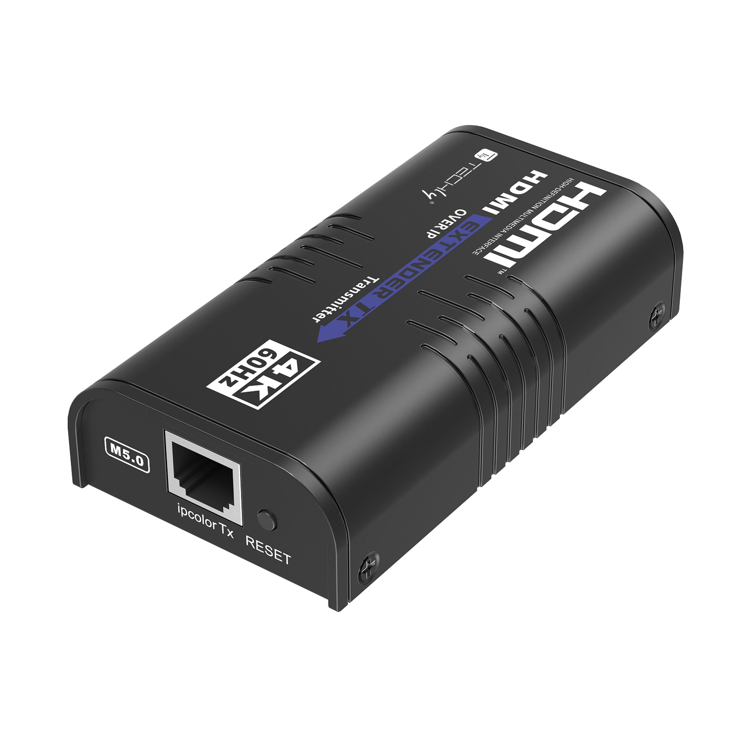 Trasmettitore HDMI Over IP 4K@60Hz su Cavo Cat6/6A/7 Fino a 120m - Techly IDATA EXTIP-473-5T