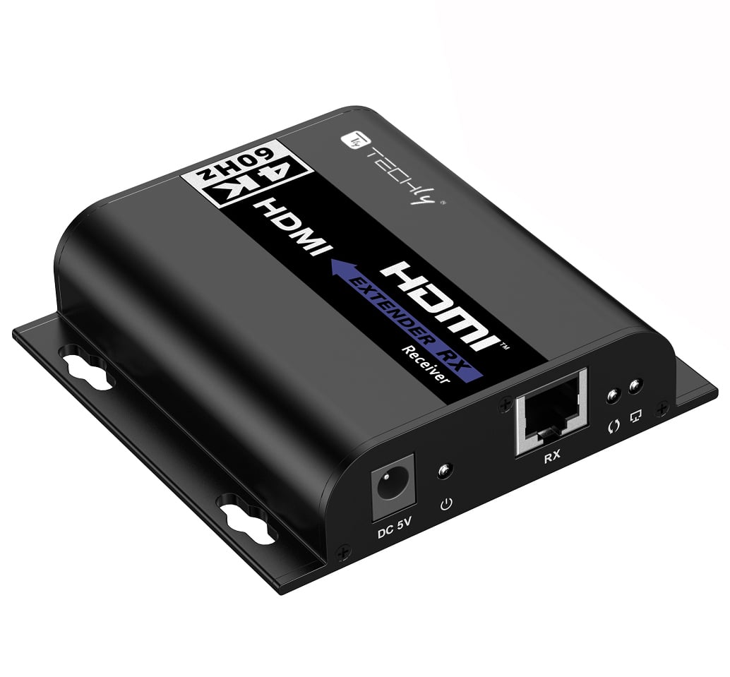 Ricevitore Aggiuntivo per Extender HDMI 4K@60Hz con IR su Cavo Cat6 fino a 120m - Techly IDATA EXTIP-483R