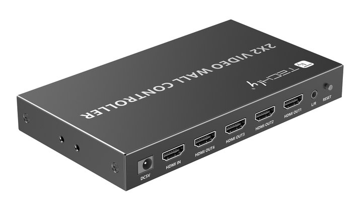 Controller per Video Wall 2x2 HDMI 4 Canali - Techly IDATA HDMI-104VW