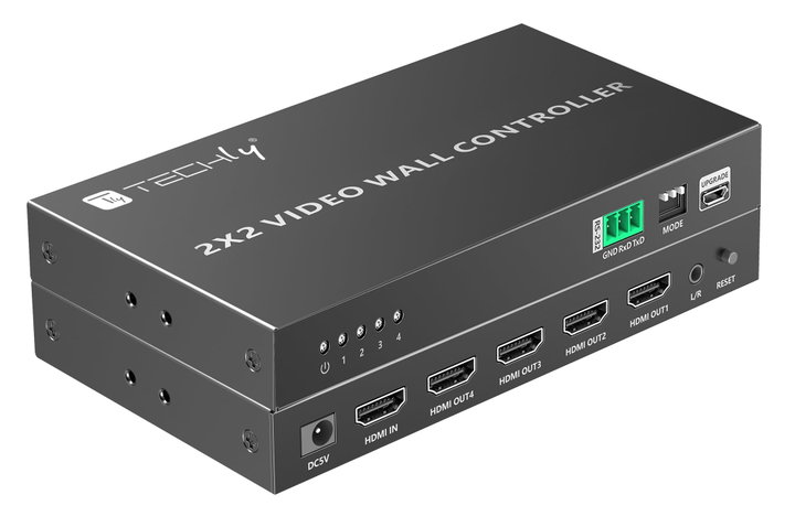 Controller per Video Wall 2x2 HDMI 4 Canali - Techly IDATA HDMI-104VW