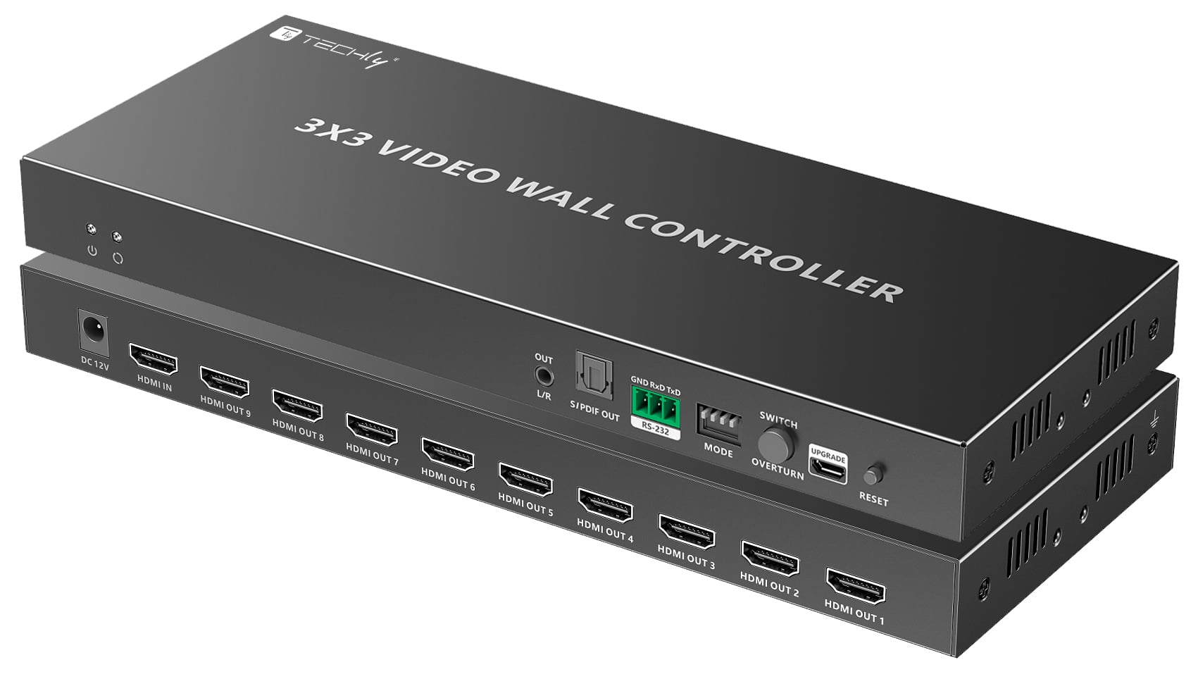 Controller per Video Wall 3x3 HDMI 9 Canali - Techly IDATA HDMI-109VW