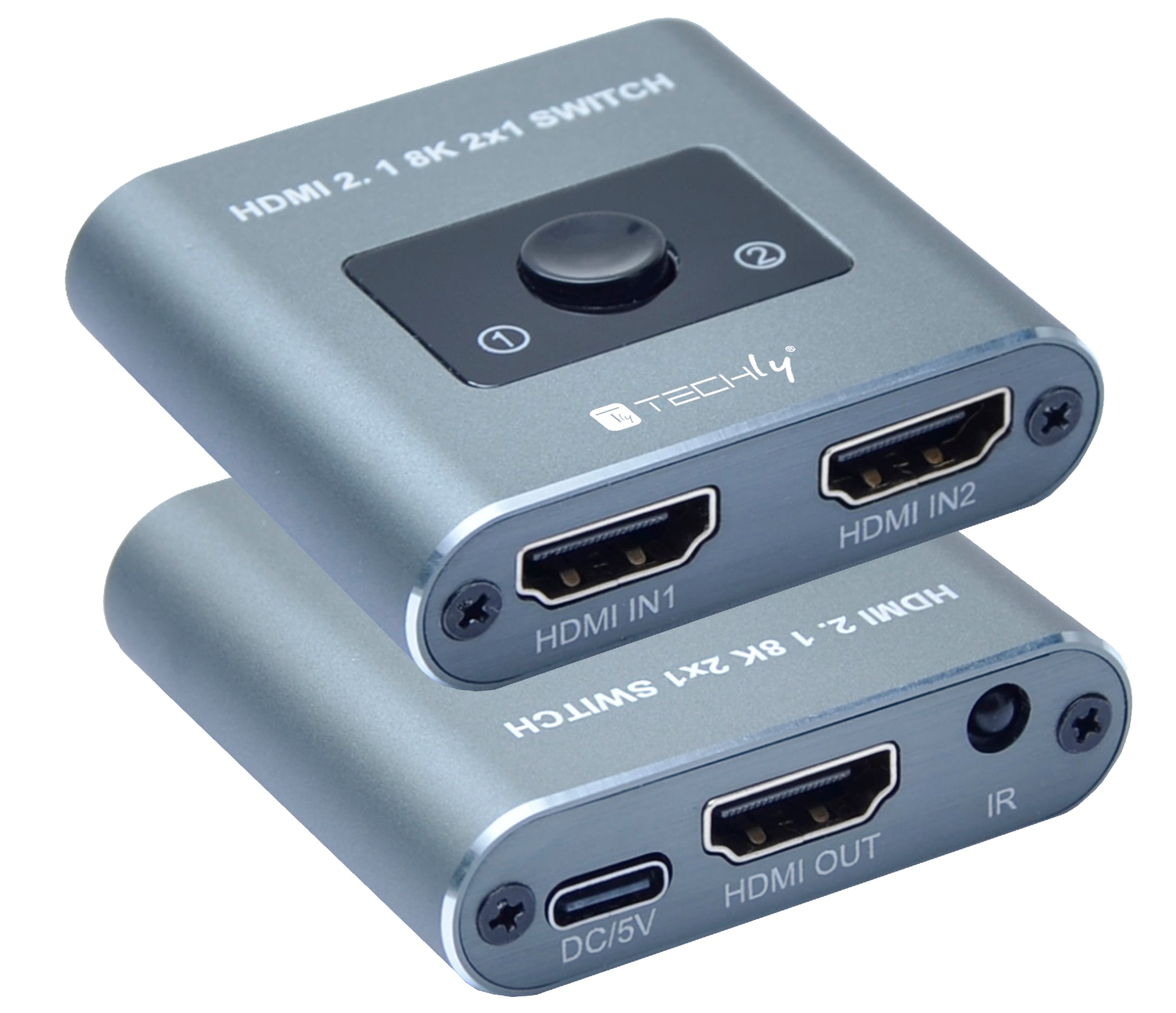 Switch 2x1 HDMI 2.1 8K - Techly IDATA HDMI-2128KT