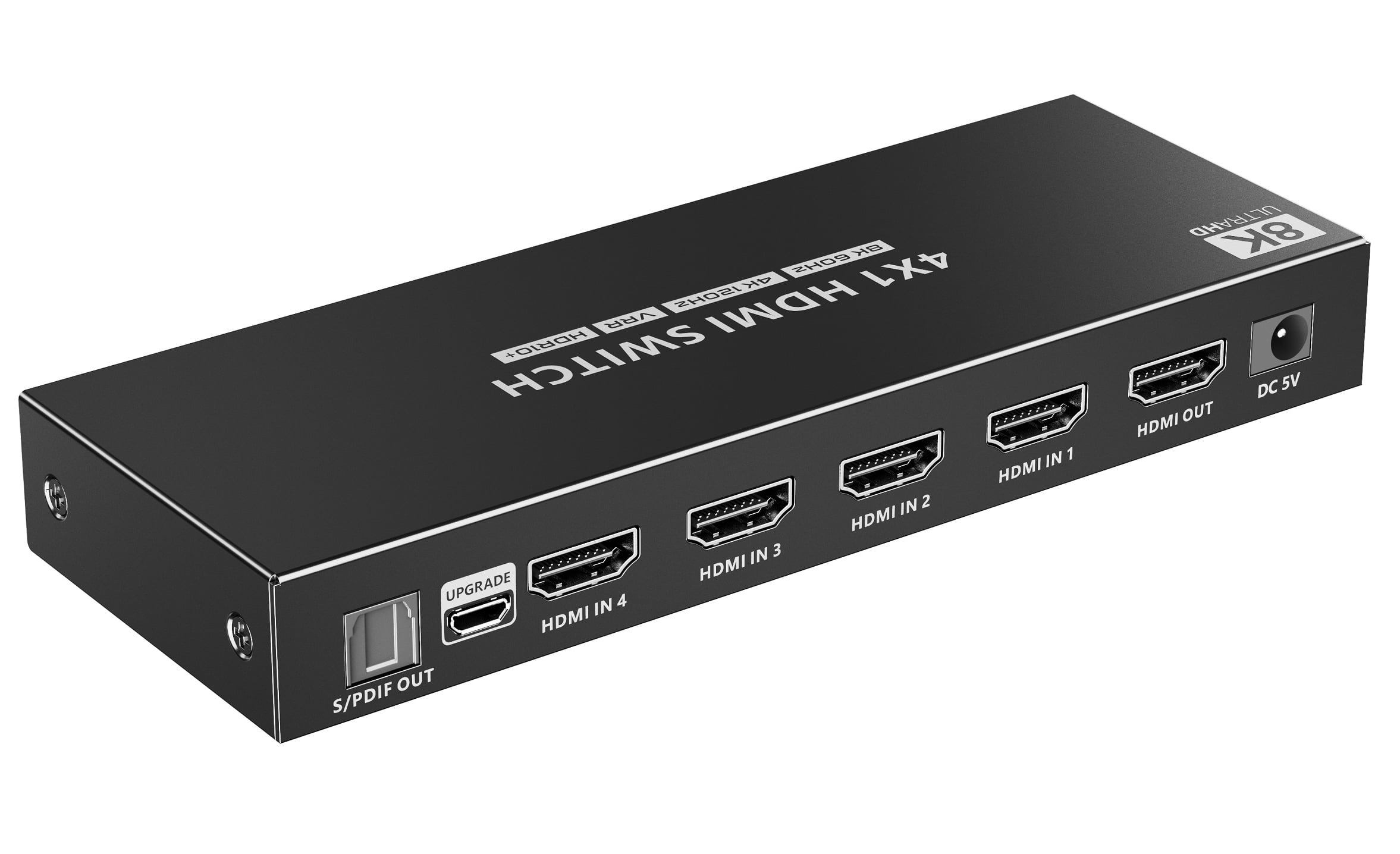 Switch 4x1 HDMI 2.1 8K 3D con SPDIF Ottico - Techly IDATA HDMI-2148KT