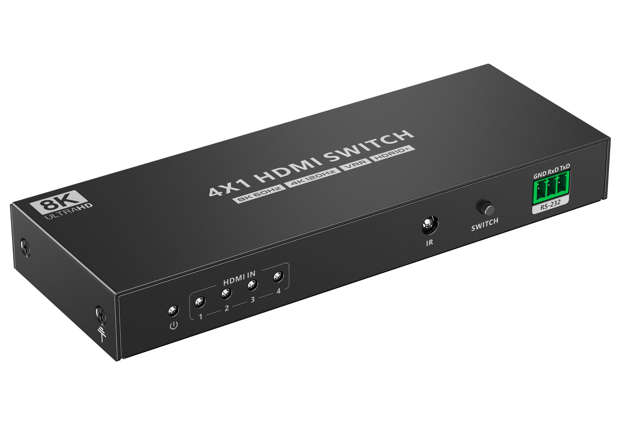 Switch 4x1 HDMI 2.1 8K 3D con SPDIF Ottico - Techly IDATA HDMI-2148KT