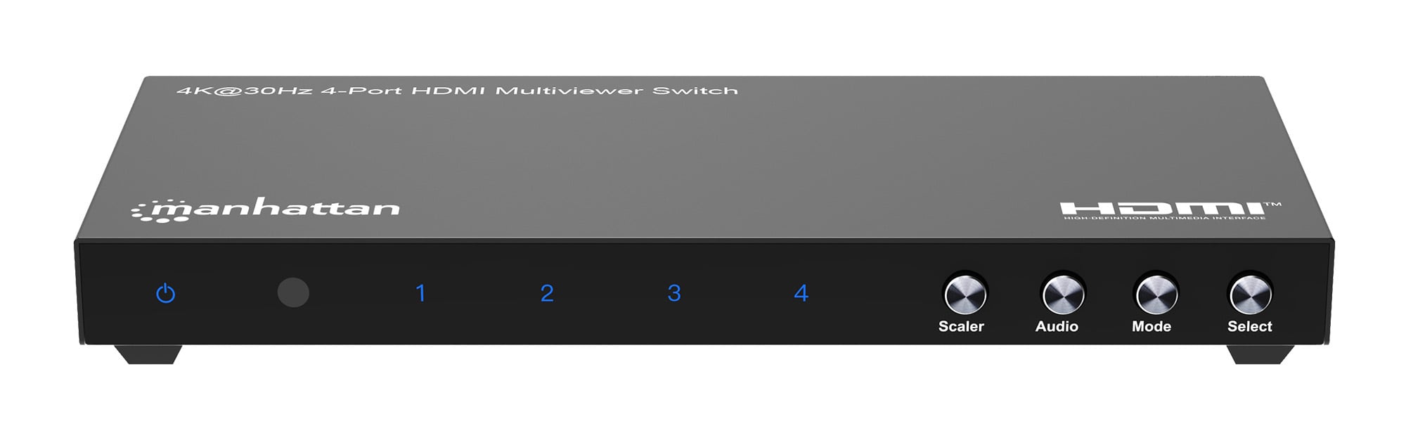 Switch Multiviewer HDMI 4K@30Hz 4x1 Nero - Manhattan IDATA HDMI-41MV4K
