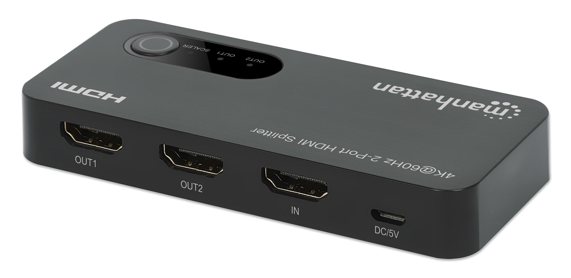 Splitter HDMI 4K@60Hz UHD 3D con LED 2 vie - Manhattan IDATA HDMI-4K2P60MH