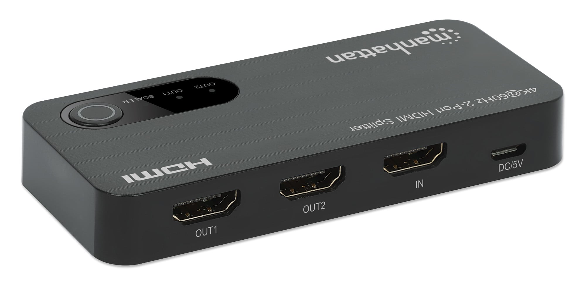 Splitter HDMI 4K@60Hz UHD 3D con LED 2 vie - Manhattan IDATA HDMI-4K2P60MH