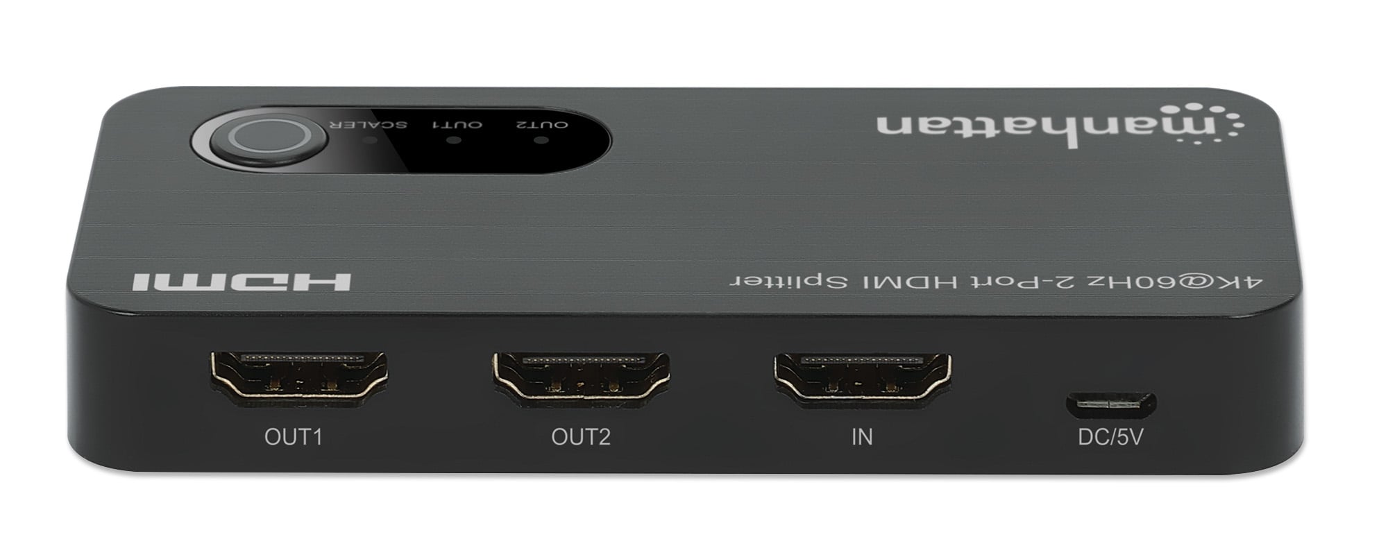 Splitter HDMI 4K@60Hz UHD 3D con LED 2 vie - Manhattan IDATA HDMI-4K2P60MH