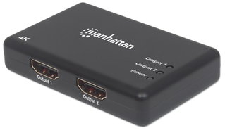 Splitter HDMI 4 K UHD 2 via LED - Manhattan IDATA HDMI- 4 K 2 PMH