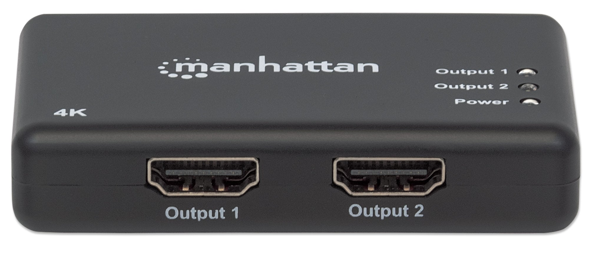 Splitter HDMI 4K UHD 3D con LED 2 vie - Manhattan IDATA HDMI-4K2PMH