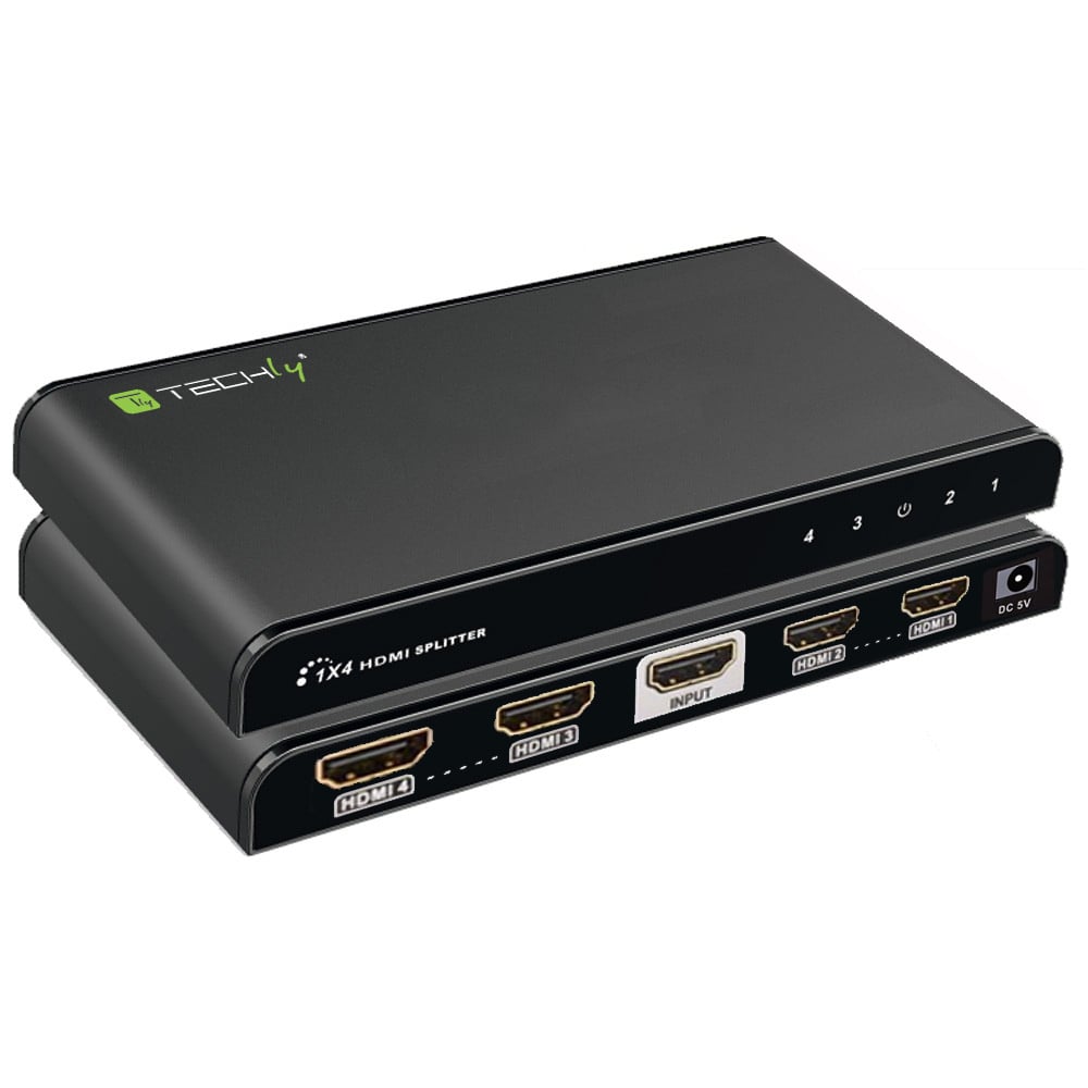 Splitter HDMI 4K UHD 3D 4 vie - Techly IDATA HDMI-4K4