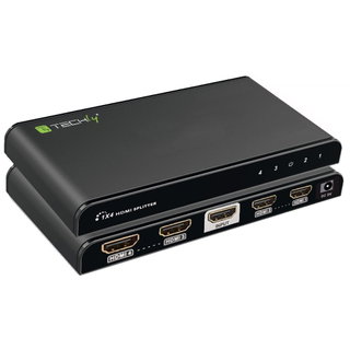 Splitter HDMI 4 K UHD 3 D 4 via - Techly IDATA HDMI- 4 K 4
