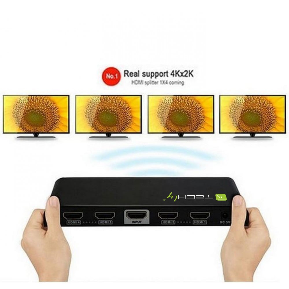 Splitter HDMI 4K UHD 3D 4 vie - Techly IDATA HDMI-4K4