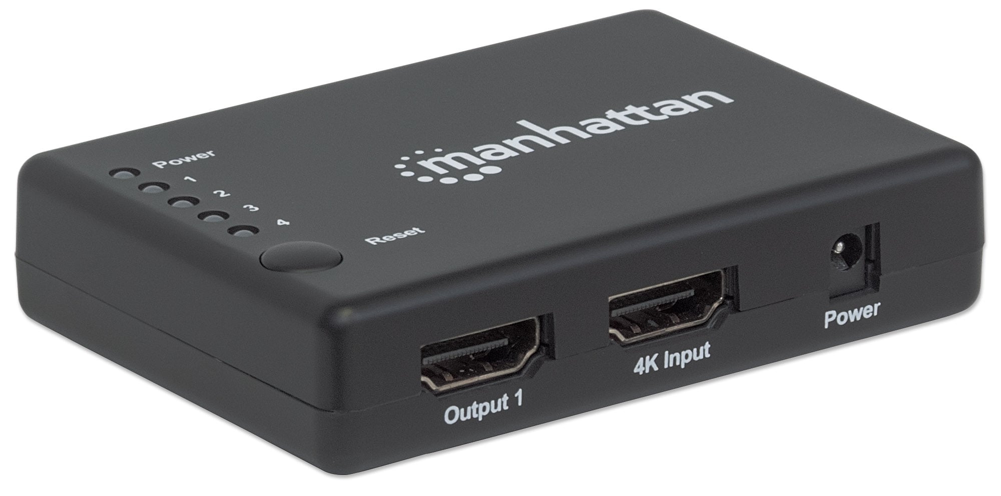 Splitter HDMI 4K UHD 3D con LED 4 vie - Manhattan IDATA HDMI-4K4PMH