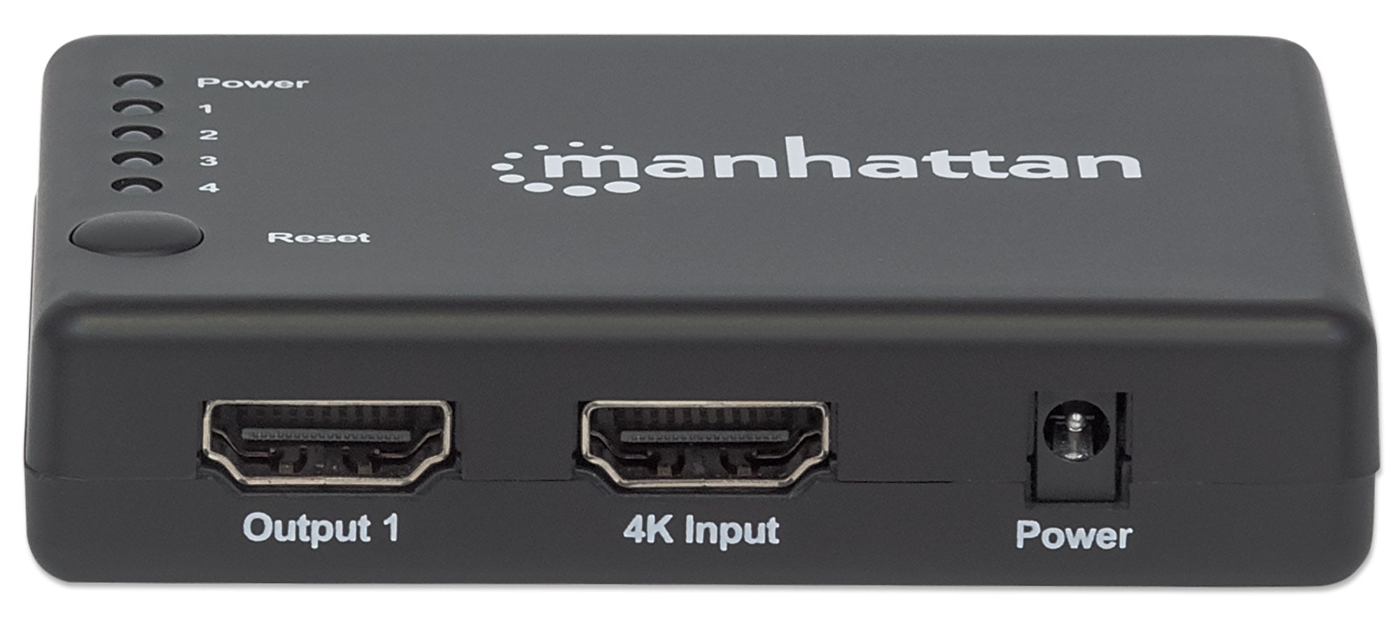 Splitter HDMI 4K UHD 3D con LED 4 vie - Manhattan IDATA HDMI-4K4PMH