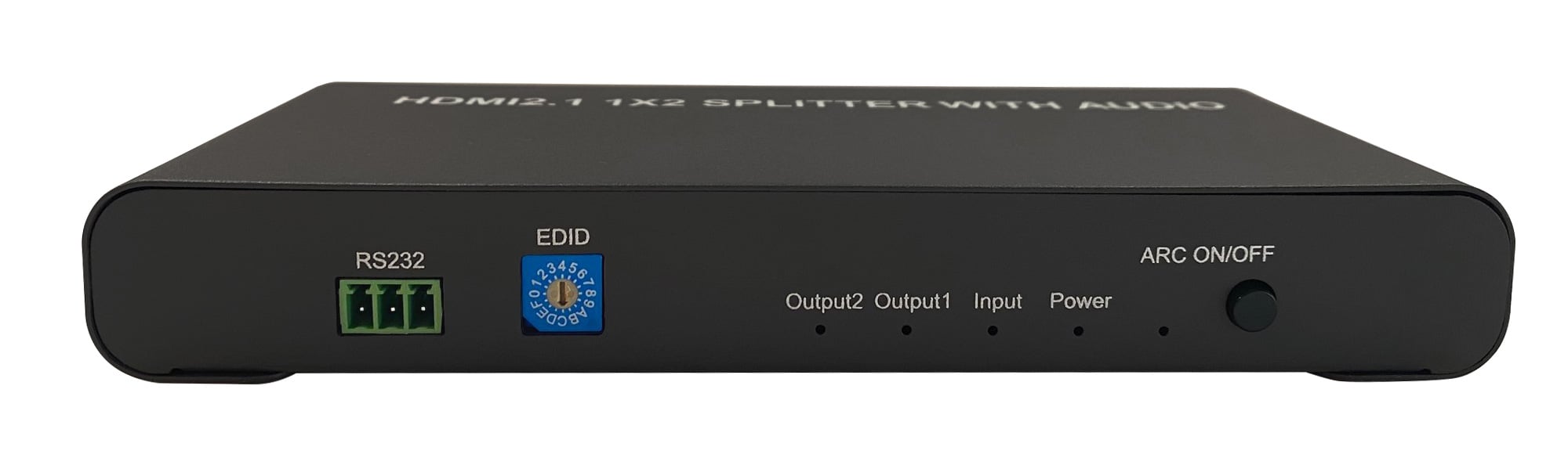 Splitter HDMI 2.1 8K 1 in 2 out con SPDIF e Audio 3.5mm Stereo - Techly IDATA HDMI-8K2A