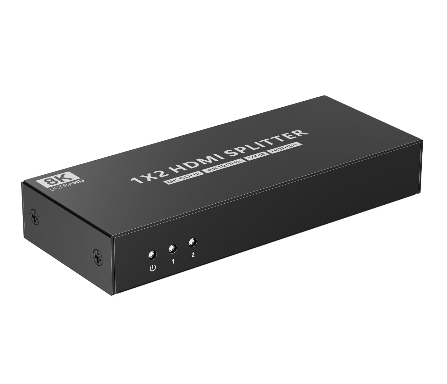 Splitter HDMI 8K UHD 3D 60Hz 2 vie CEC SPDIF Ottico - Techly IDATA HDMI-8K2T